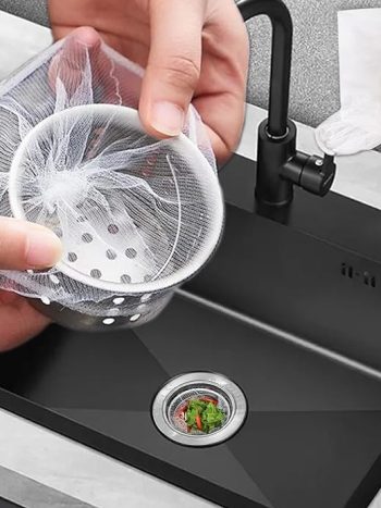 100pcs Sink Strainer Bags / Drain Filter Mesh Bags Disposable Kitchen Sink | Kisasahome Kenya