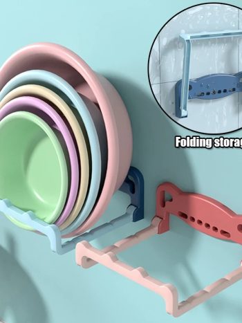 Wall Mounted Pot Lid Washbasin Holder No-Drill | Kisasahome Kenya