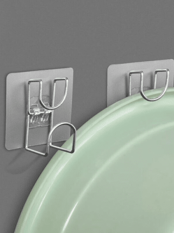 Wall Hooks No-Drill Stainless Steel Basin Hanger 5Pcs | Kisasahome Kenya