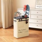 Tall Foldable Sports & Laundry Storage Basket 39x20x52cm | Kisasahome Kenya