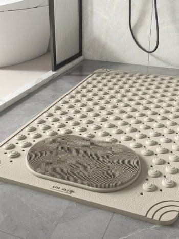 Bathroom Shower Mat with Massager Foot Scrubber — Kisasahome Kenya