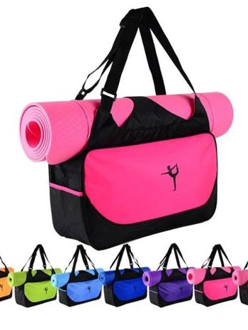 Waterproof Yoga Sports Bag, Adjustable Shoulder Strap Fitness Bag, Casual Bag, Oxford Material, Wear-Resistant, Durable