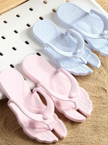 Foldable Travel Slippers Anti-Slip EVA Unisex Bathroom | Kisasahome Kenya