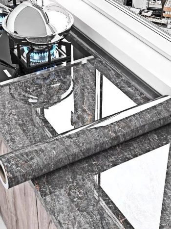Oil-Proof Self Adhesive Marble Kitchen Contact Paper | Kisasahome Kenya
