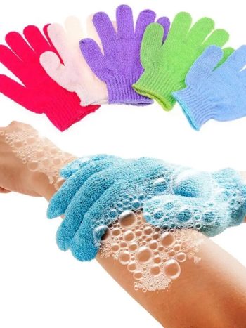 Exfoliating Shower Bath Gloves Pair Deep Clean | Kisasahome Kenya