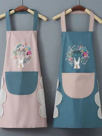 Oil-Proof /Water Proof Kitchen Apron with Hand Towel Panels — Kisasahome Kenya