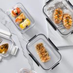 3Pcs Airtight Acrylic Containers
