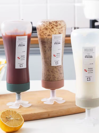 350ml Refillable Condiment Squeeze Sauce Bottle | Kisasahome Kenya