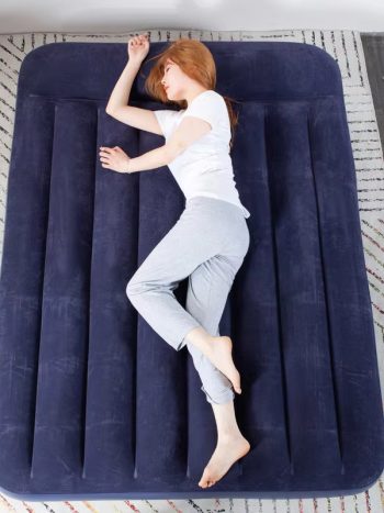 Intex Air Bed With Electric Pump 3*6 With Head Rest
