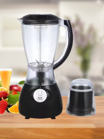 2 in 1 Super Blender, Juice Maker ,Smoothie Maker, Low Noise, 3 Speeds with Pulse Function, 500Watts, 1.5l Jug - 852BG