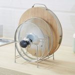 Pot Lid Holder Rack with Knife Block & Board Stand | Kisasahome Kenya