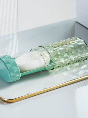 Travel Soap Dish Container with Lid & Drain Plate | Kisasahome Kenya