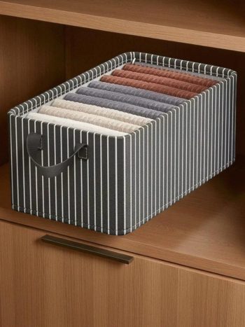 Collapsible Stripped Closet Organizer