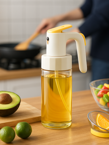 180ml Oil Spray Bottle with Mister Pump Glass | Kisasahome Kenya