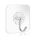 10Pcs Silicone Self Clear Adhesive Metal Wall Hook No Drill Strong Hold — Kisasahome Kenya
