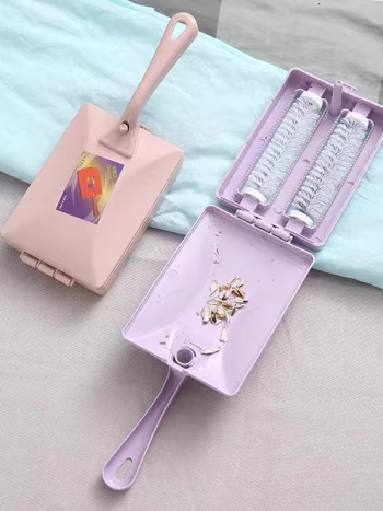 Handheld Carpet Cleaning Brush Double Roller Sweeper | Kisasahome Kenya