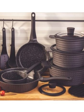 Edenberg 15pcs Marble Cookware Set EB-5645