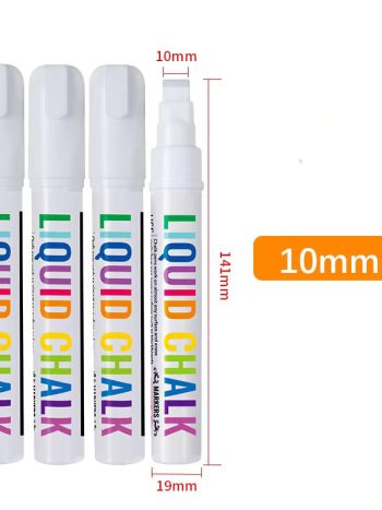 White Liquid Chalk Markers Erasable 10mm Tip Set of 4 | Kisasahome Kenya