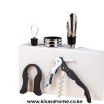 Wine Opener Set 5pc Stainless Steel Corkscrew Kit - Kisasahome Kenya 1 1738223379_thursday2030.jpg
