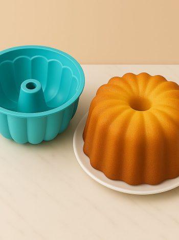 Silicone Bundt Cake Mould Large Deep Fluted Ring | Kisasahome Kenya