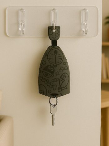 Compact PU Leather Key Organiser Holder 5-8 Keys Cartoon Design | Kisasahome Kenya