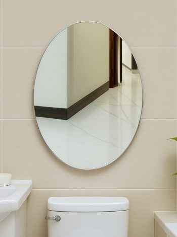 Oval Peel & Stick Wall Mirror 30x45cm | Kisasahome Kenya