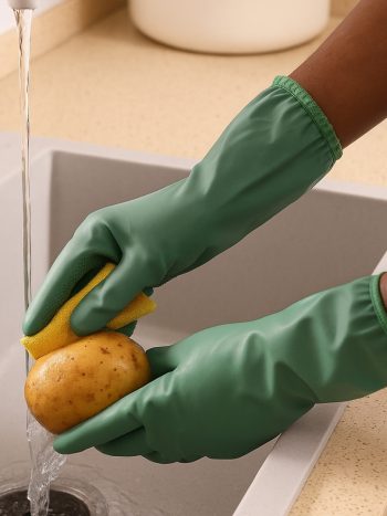 Washing Gloves High Quality Latex Fleece Lined-Kisasahome Kenya
