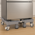 Heavy Duty Fridge & Washing Machine Stand with Wheels | Kisasahome Kenya
