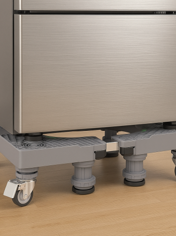 Heavy Duty Fridge & Washing Machine Stand with Wheels | Kisasahome Kenya
