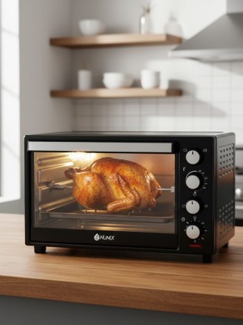 Nunix 40L Electric Baking Oven with Rotisserie 1600W E40-R | Kisasahome Kenya