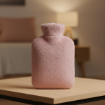 Hot Water Bottle 2L with Fluffy Cover Anti-Burst | Kisasahome Kenya