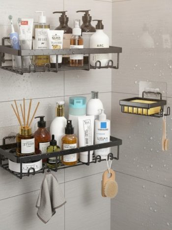 3pc Rectangle Shower Caddy (BL03)— Kisasahome Kenya
