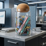 Glass Storage Jar Cork Lid 90×150mm Airtight | Kisasahome Kenya