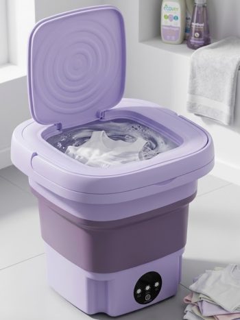 Foldable Portable Washing Machine 8L Spin Dryer | Kisasahome Kenya