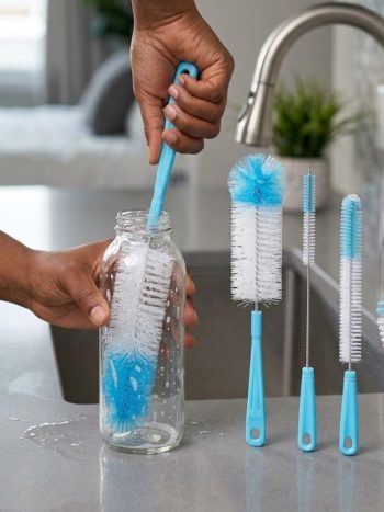 5pcs Long Bottle Cleaning Brush Set / Straw Tumbler Jar Kitchen | Kisasahome Kenya