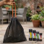 75Pcs Biodegradable Trash Bag With Draw String
