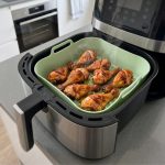 Reusable Silicone Air Fryer Liner Food-Grade Non-Stick | Kisasahome Kenya