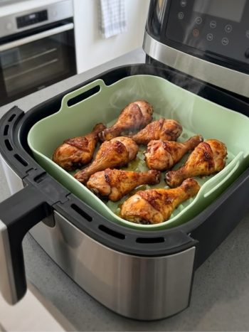 Reusable Silicone Air Fryer Liner Food-Grade Non-Stick | Kisasahome Kenya