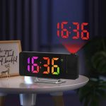 Digital Projection Alarm Clock LED Mirror Display Temperature | Kisasahome Kenya