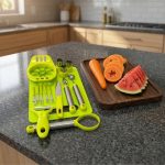 8-in-1 Fruit Carving Set / Melon Baller Slicer Peeler Shape Cutters Kitchen | Kisasahome Kenya