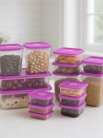 Food Storage Containers 17-Piece Set Cereal Vegetable | Kisasahome Kenya
