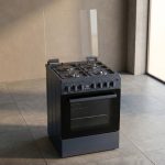 BJS Cooker 3Gas +1 Electric Burner 60by60 Free Standing Cooker - Grey (Elite)