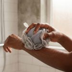 Bath Loofah Sponge with Soap Pocket Thickened Mesh Net - Kisasahome Kenya