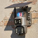 Dual Lens Solar PTZ Camera 8MP 4G WiFi - Kisasahome Kenya