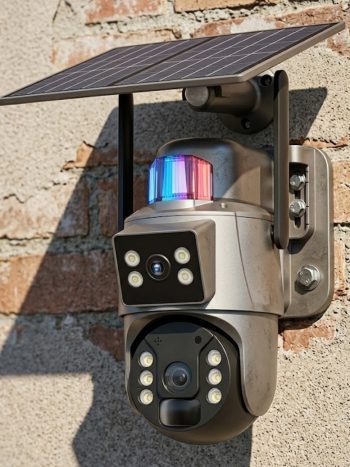 Dual Lens Solar PTZ Camera 8MP 4G WiFi - Kisasahome Kenya