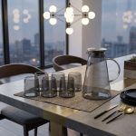 7pcs Set High Borosilicate Glass Cup and Pot Set