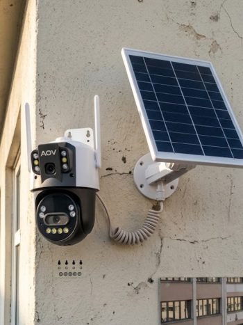Solar Pan & Tilt Camera Low-Power Dual Lens 4G - Kisasahome Kenya