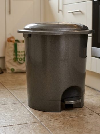 Pedal Dustbin with Dual Opening