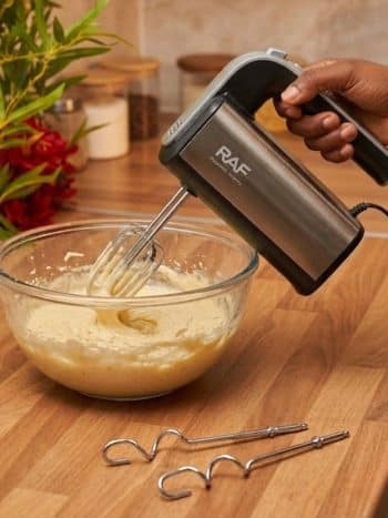 RAF 800W Electric Hand Mixer & Dough Hooks R.6664B – Kisasahome Kenya