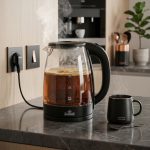 Rashnik 2L Glass Electric Kettle Cordless RN 1161 - Kisasahome Kenya